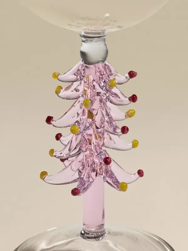 Бокал для шампанского SL-Home «Ёлочный», 7×24 см, стекло, белый Бокал для шампанского SL-Home «Ёлочный», 7×24 см, стекло, белый