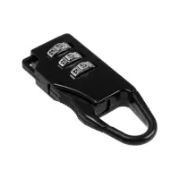 Замок навесной кодовый ТУНДРА ZK002, черный