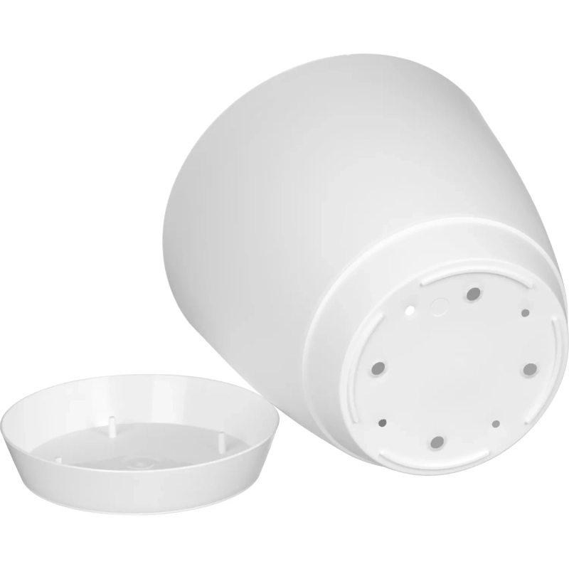 Горшок для цветов Flora 3,2л с поддоном (белый), 231600829/00