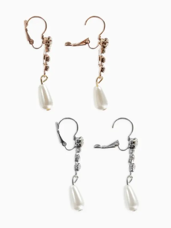 Серьги с жемчугом &laquo;Колосок&raquo;, капля, цвет МИКС