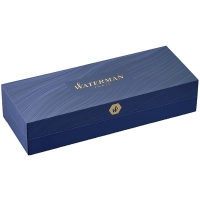 Ручка шариковая WATERMAN HEMISPHERE&nbsp; черн лак с позол,лин.сред,син S0920670