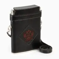 Фляжка &laquo;Герб&raquo;, нержавеющая сталь, 540 мл, 18 oz