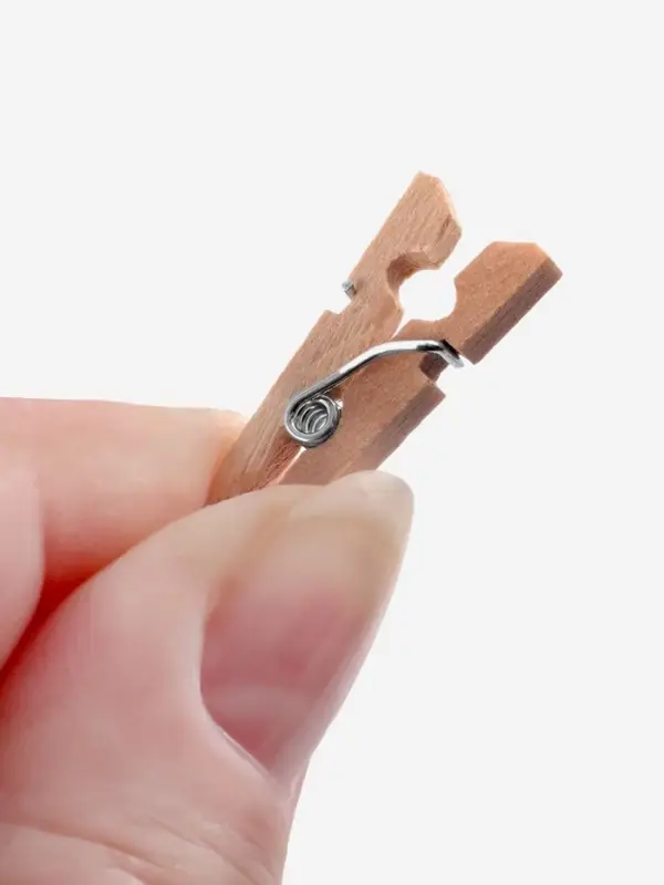 Прищепки для шитья, 2.5&times;0.8 см, 50 шт., бежевые