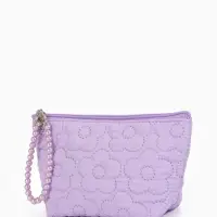 Косметичка дор Цветок 22*6*16, отд на молнии, сиреневый