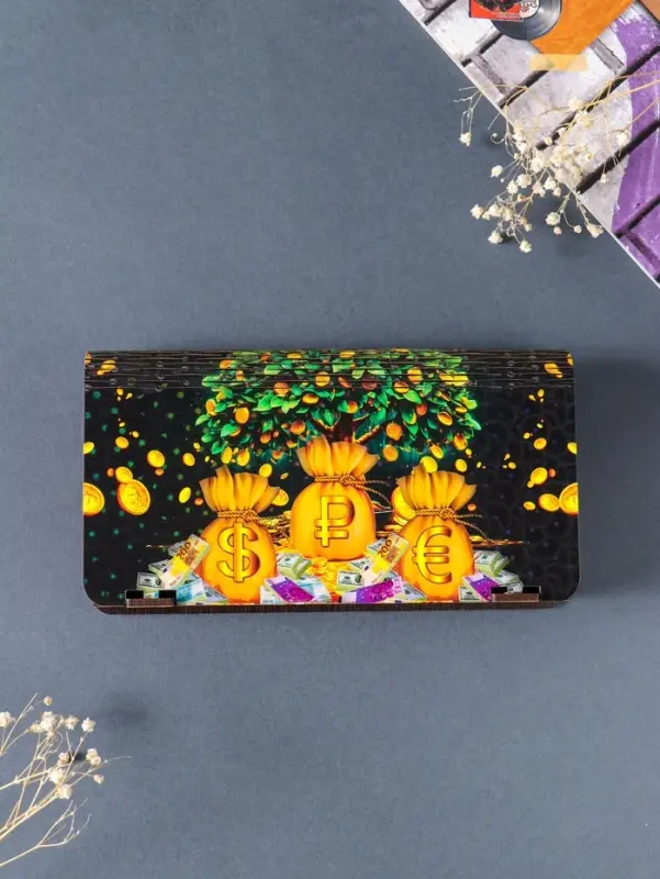 Купюрница "Денежное дерево" 19,5х11х3 см, вид 22