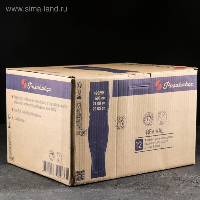 Бокал для пива стеклянный Revival, 598 мл