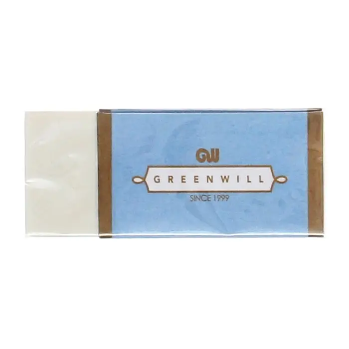 Ластик прямоугольный белый Ластик прямоугольный белый