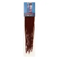 SIM-BRAIDS Афрокосы, 60 см, 18 прядей (CE), цвет тёмно-рыжий(#350)