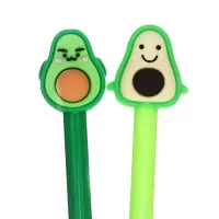 Ручка-прикол Calligrata &laquo;Авокадо&raquo;, синий стержень, гелевая