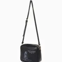 Сумка женская на молнии TEXTURA, 22&times;8&times;17 см, чёрная