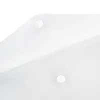 Папка-конверт на кнопке travel, 150 мкм, Calligrata Standard, прозрачная, белая Папка-конверт на кнопке travel, 150 мкм, Calligrata Standard, прозрачная, белая