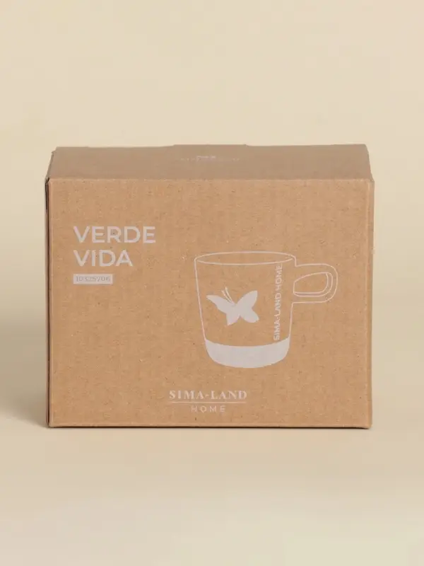 Кружка SL Home &laquo;Бабочка&raquo;, 520 мл, 13.5&times;9.6&times;9.8 см, керамика, белая