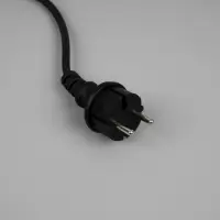 Гирлянда &laquo;Нить&raquo; 10 м, IP65, УМС, тёмная каучуковая нить, 100 LED, свечение белое, мерцание, 220 В