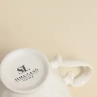 Молочник SL Home &laquo;Аманде&raquo;, 350 мл, 14&times;8.7&times;12.5 см, фарфор, белый