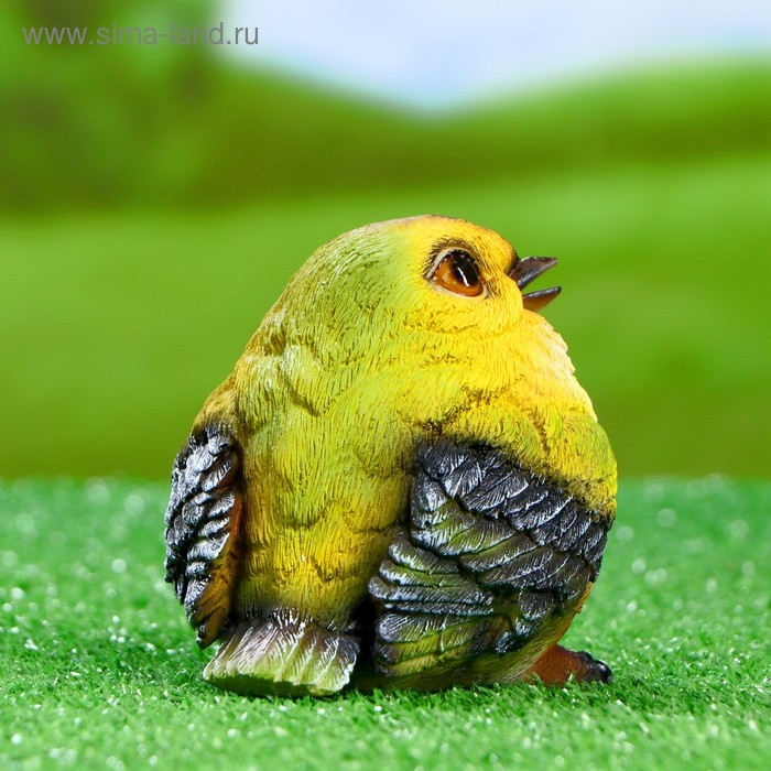 Садовая фигура  Садовая фигура "Чижик" 12х11х11см