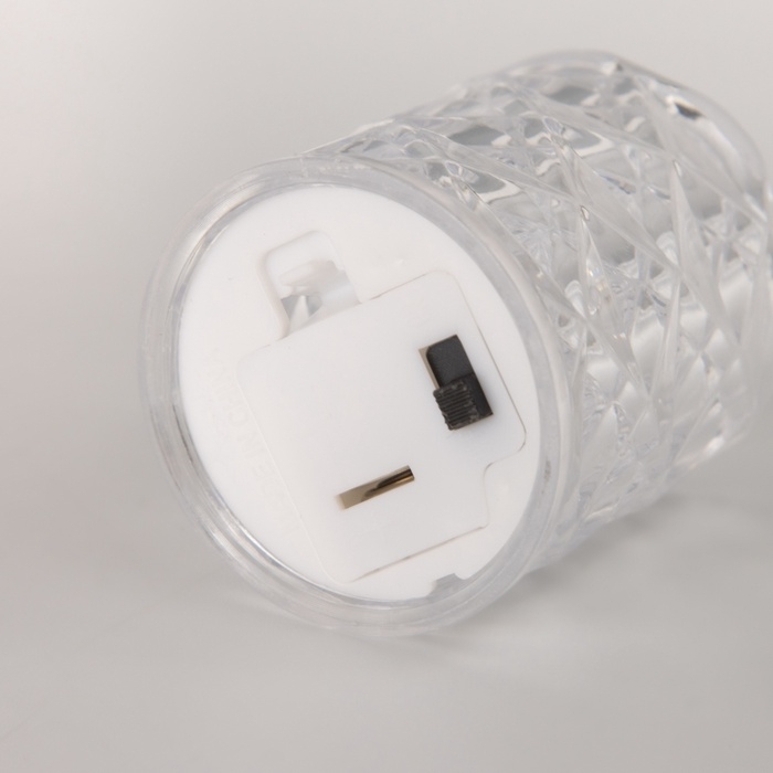 Светодиодная свеча, ночник LED RISALUX «Хрустальная», 0.3 Вт, 4×4×6.5 см Светодиодная свеча, ночник LED RISALUX «Хрустальная», 0.3 Вт, 4×4×6.5 см