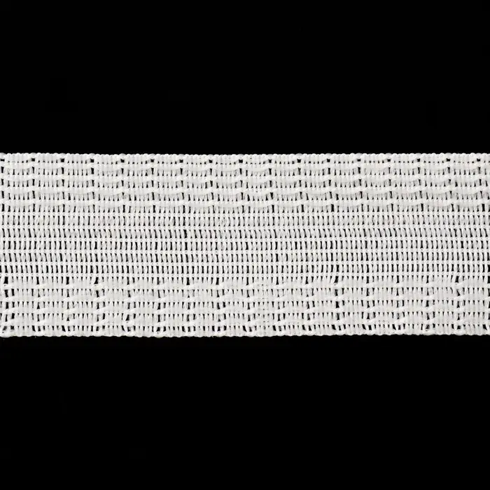 Лента для подгибания швов, термоклеевая, 25 мм, 100 см, белая