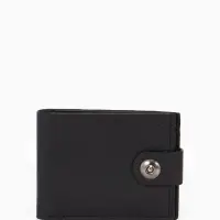 Портмоне мужское на магните, отдел для купюр, для карт, цвет чёрный