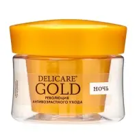 Крем для лица ночной Delicare Gold, 60+, 50 мл