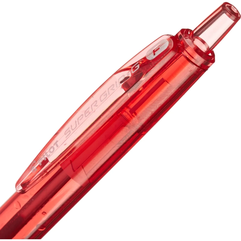Ручка шариковая автомат. PILOTSuperGrip BPGG-8R-F-Rрез.манж.крас 0.22