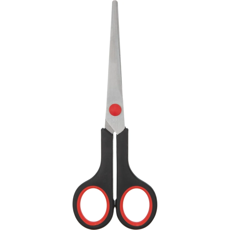 Ножницы Выбор есть 170 мм с пласт. прорезин. ручками, цвет крс/черн