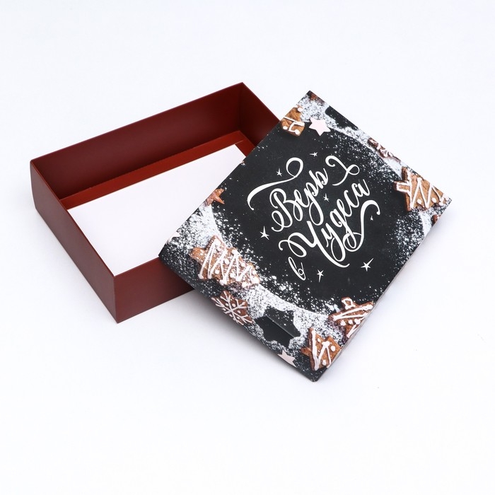 Коробка сборная крышка-дно, Коробка сборная крышка-дно, "Мандарины", 21 х 15 х 5,7 см