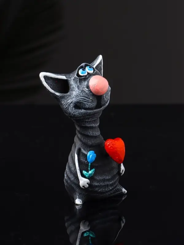 Фигура "Кот романтик" 8х5х5 см
