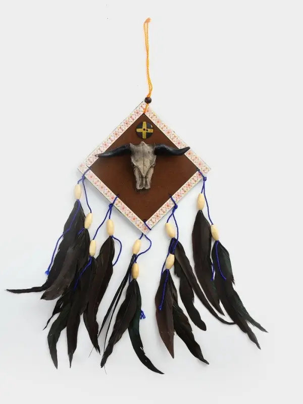 Ловец снов &laquo;Череп буйвола&raquo;, 20&times;4&times;35 см, МИКС