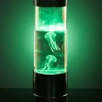 Лава - лампа RISALUX &laquo;Медузы&raquo;, подсветка, RGB, USB, 3-5 Вт, чёрная, 9&times;9&times;25.5 см