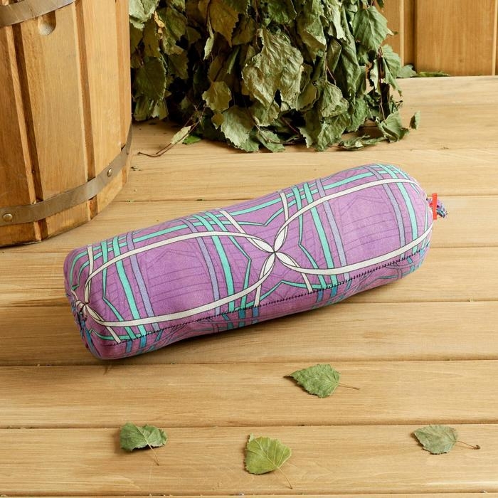 Валик со стружкой можжевельника, сувенирная, 10×28 см, микс Валик со стружкой можжевельника, сувенирная, 10×28 см, микс