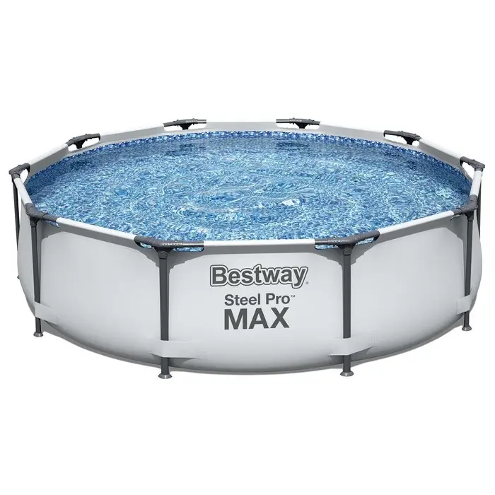 Бассейн каркасный Steel Pro Max, 305&times;76 см, с фильтр-насосом, круглый, 56408 Bestway