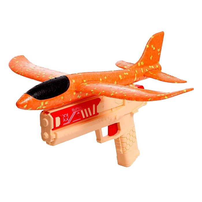 Пистолет «Аэродром», стреляет самолетом, цвета МИКС Пистолет «Аэродром», стреляет самолетом, цвета МИКС