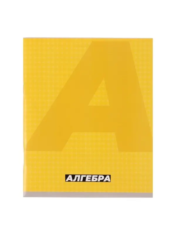 Предметная тетрадь по алгебре Calligrata. MonoTone, 36 листов, в клетку, со справочным материалом, обложка из мелованной бумаги