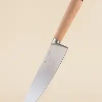 Нож кухонный шеф SL Home &laquo;Калабрия&raquo;, нержавеющая сталь, 20.5 см, бежевый