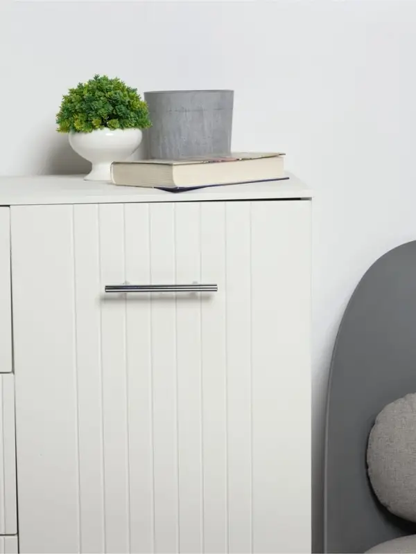 Ручка рейлинг ТУНДРА BISTRO, d=12 мм, м/о 96 мм, цвет хром