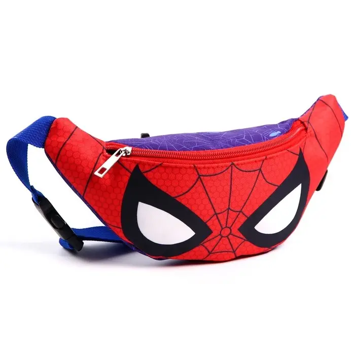 Сумка поясная детская для мальчика, &laquo;Паук&raquo;