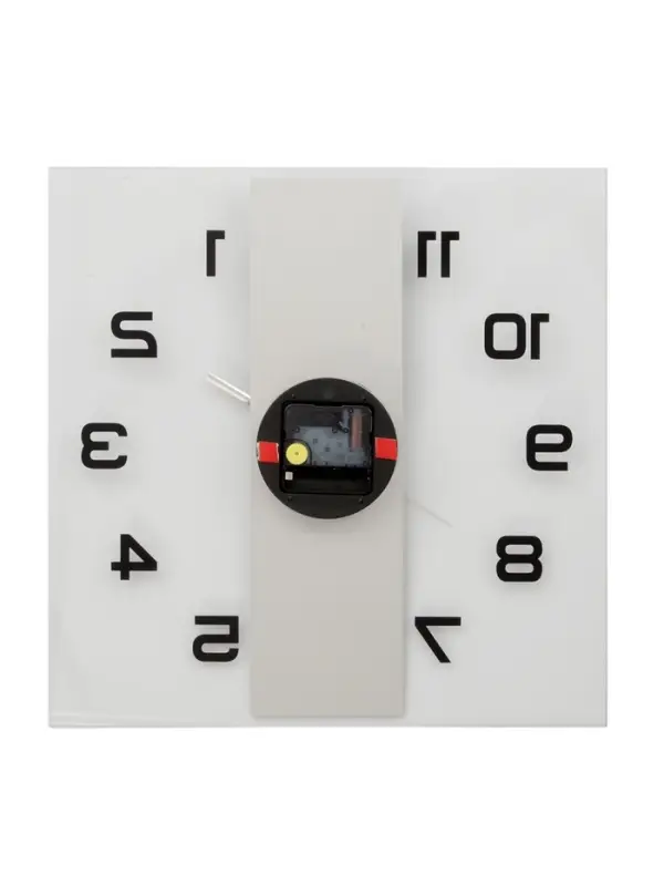 Часы настенные интерьерные &laquo;Полоса&raquo;, бесшумные, плавный ход, 35&times;35 см, стекло, от батарейки 1&times;АА