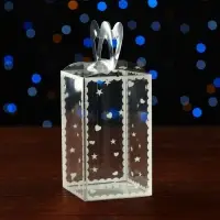 Складная прозрачная коробка из PVC, для упаковки подарков, «Сердце», 12×7×7 см