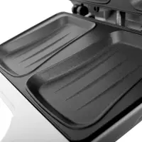 Сэндвичница BRAYER 2203BR-WH, 750 Вт, 22&times;12 см, антипригарное покрытие, белая