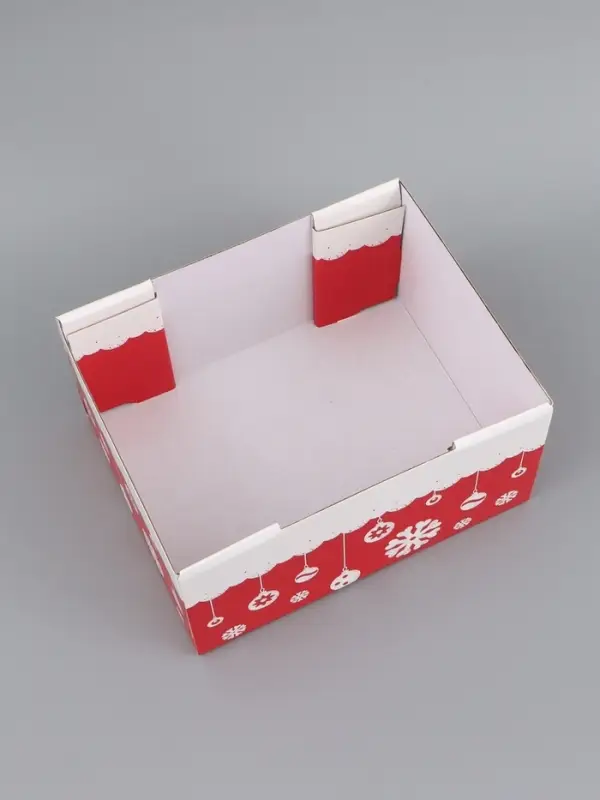 Коробка складная, с крышкой, "Счастливого нового года", 31 х 25,5 х 16 см, Смешарики