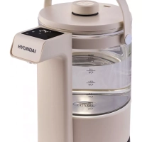 Чайник HYK-G7700 2,5л 2200Вт кремовый (стекло)