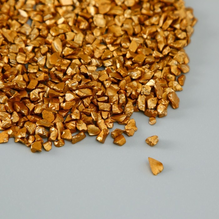 Декор стекло Декор стекло "Слюда золото" 20 гр