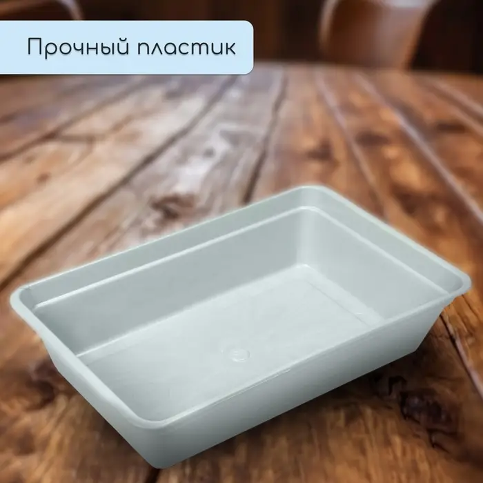 Ящик для рассады, 40&times;25&times;10 см, 5 л, пластик, МИКС, &laquo;Садовита 8&raquo;