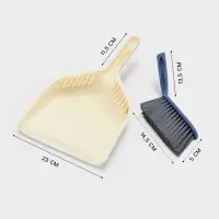 Набор для уборки: совок в комплекте с щёткой &laquo;Чистюля&raquo;, 34&times;23&times;5.5 см