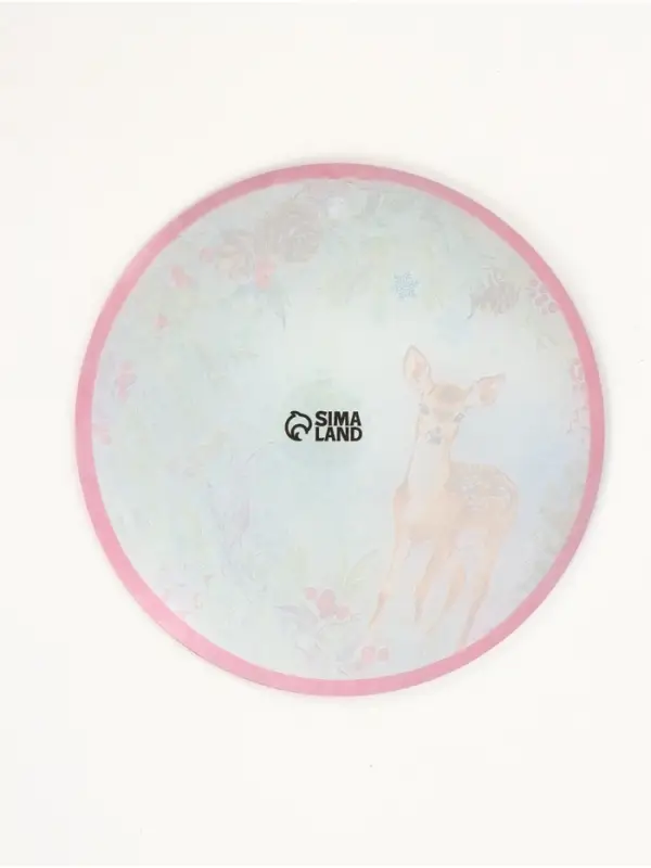 Тарелка новогодняя плоская &laquo;Лесная сказка&raquo;, d=20 см