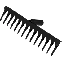 Грабли стальные, 14 витых зубьев, без черенка