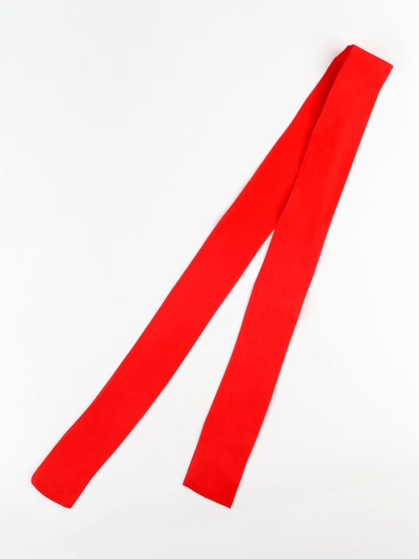 Пояс красный пиратский 140*6,5см Пояс красный пиратский 140*6,5см