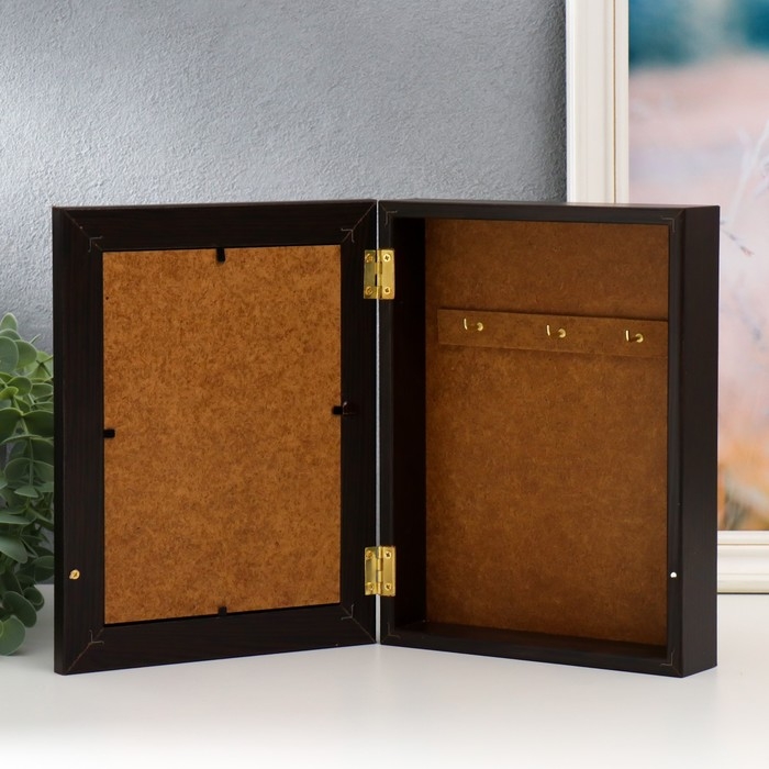 Ключница Ключница "Свежий букет" венге 15х21 см