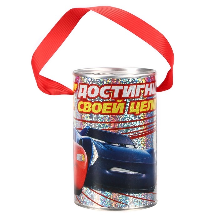 Копилка с голографией, 7,8 см х 7,8 см х 12 см Копилка с голографией, 7,8 см х 7,8 см х 12 см "Молния", Тачки