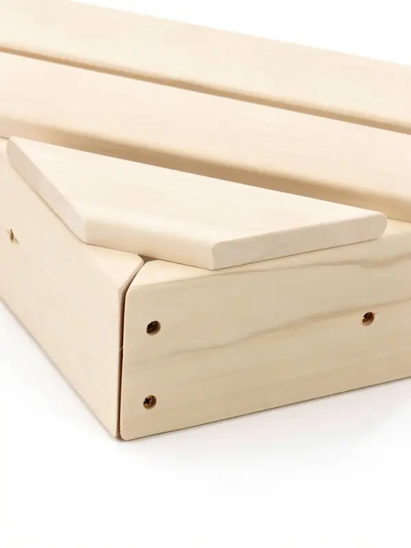 Полка - вешалка угловая №2, 4 крючка 54х39х11 см